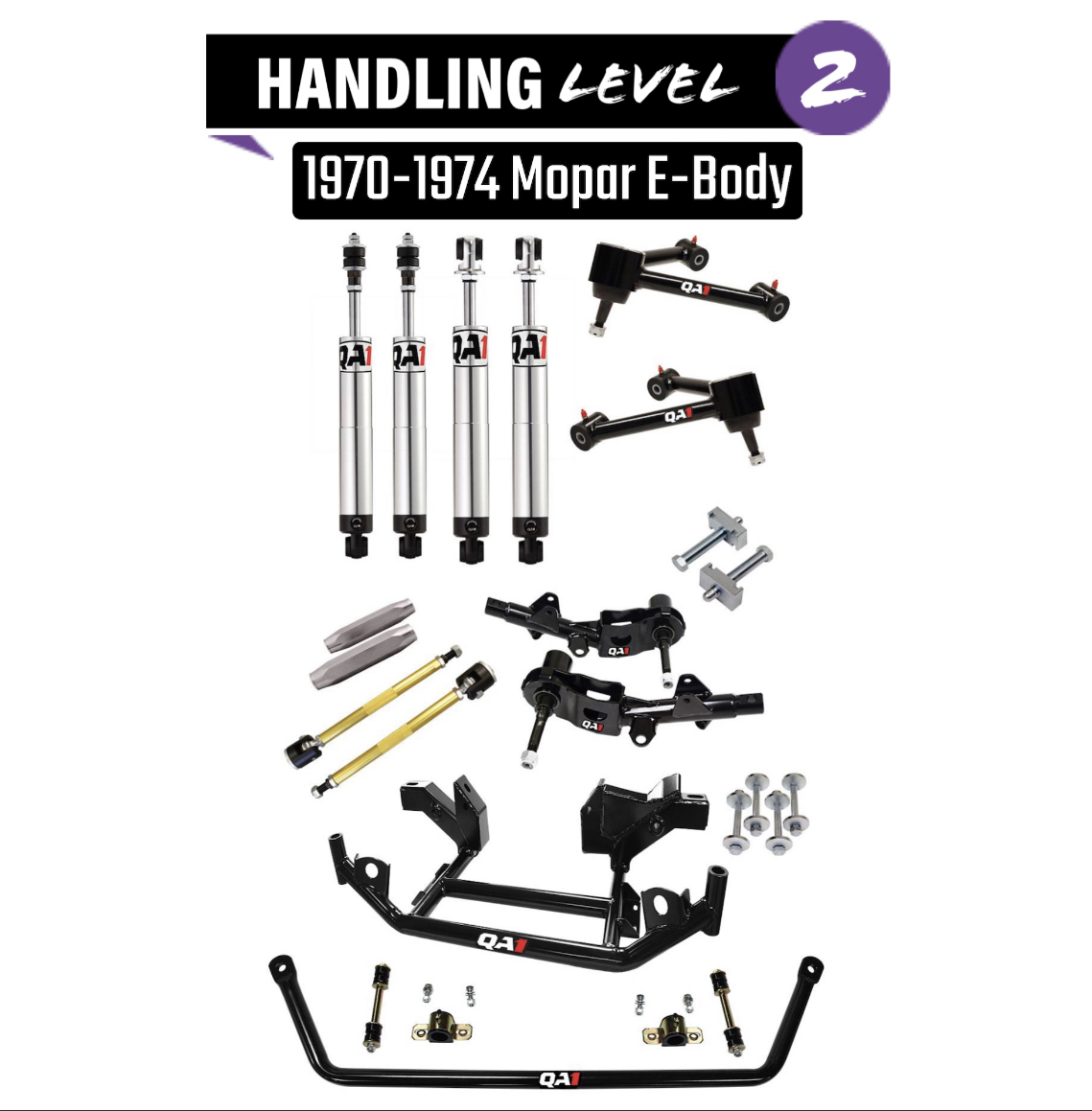 QA1 1970-1974 Mopar E-Body Handling Level 2 - Rod & Custom Motor Sports