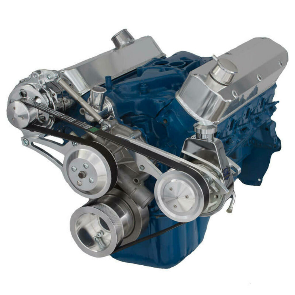 Ford 5.0L & 5.8L CVF Serpentine Conversion Kit - Alternator & Power ...