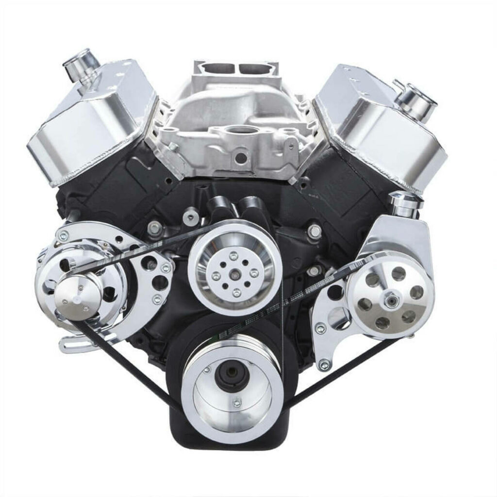 Chevy Big Block Serpentine Conversion Kit - Power Steering, Long Water ...