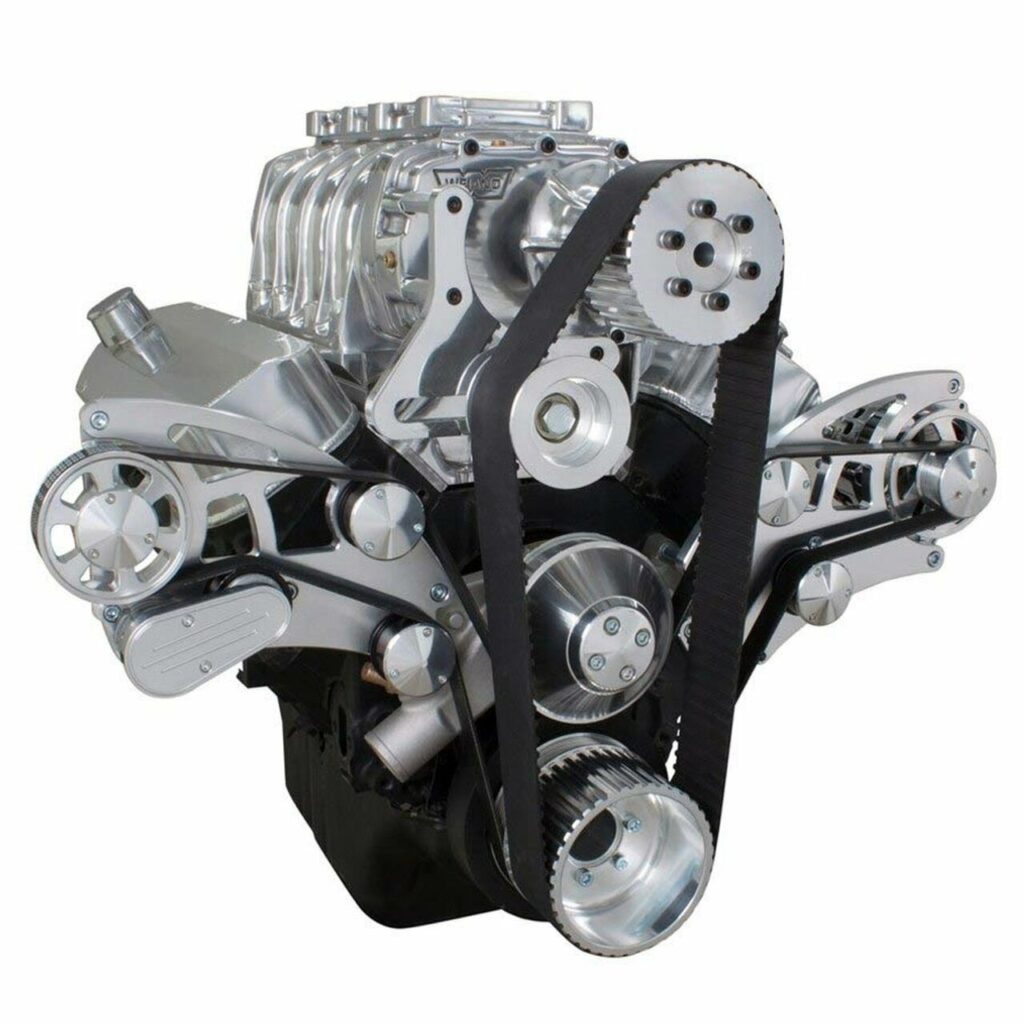 Serpentine System for 396, 427 & 454 Weiand Supercharger - Alternator ...