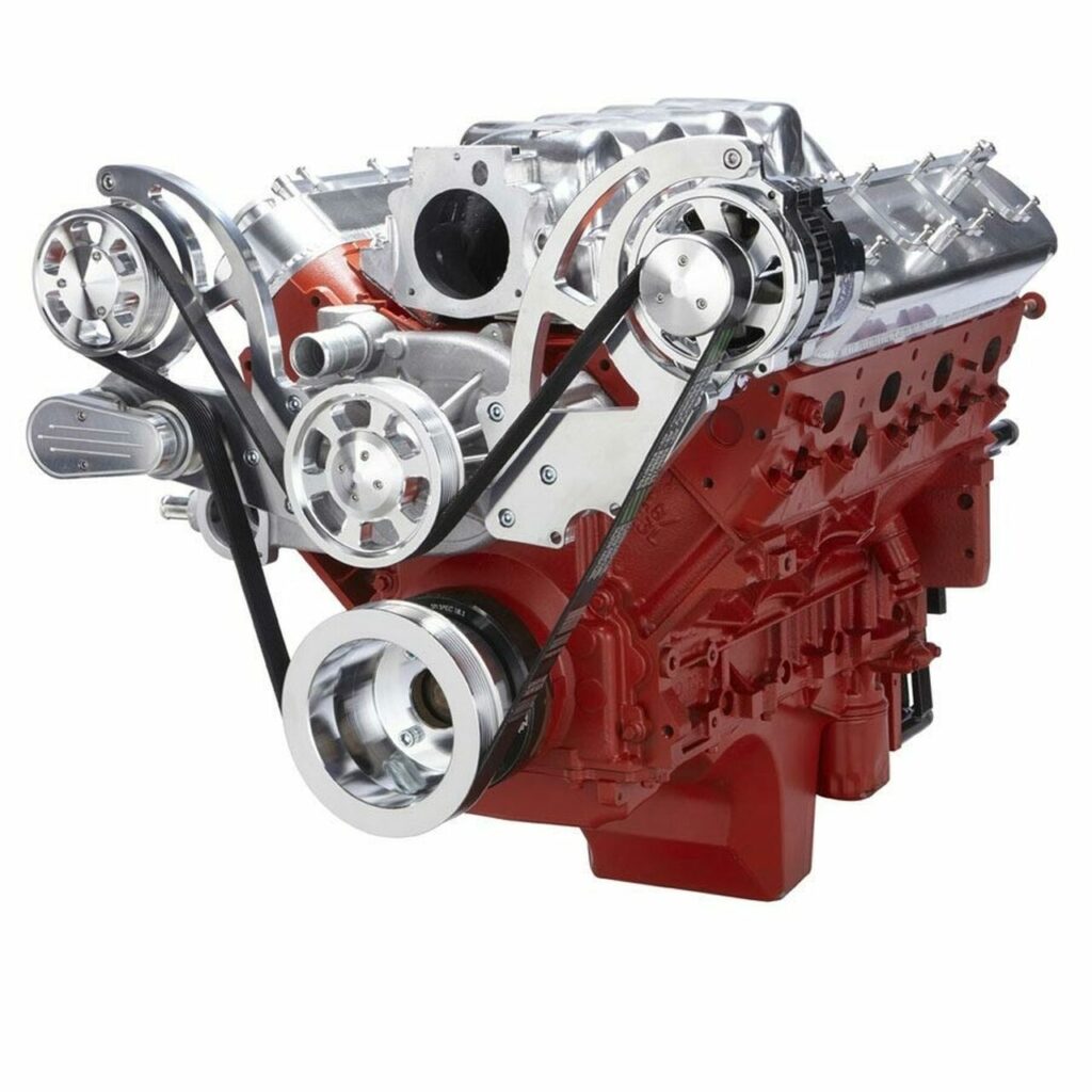 Chevy LS Engine High Mount Serpentine Kit - Alternator Only - Rod ...