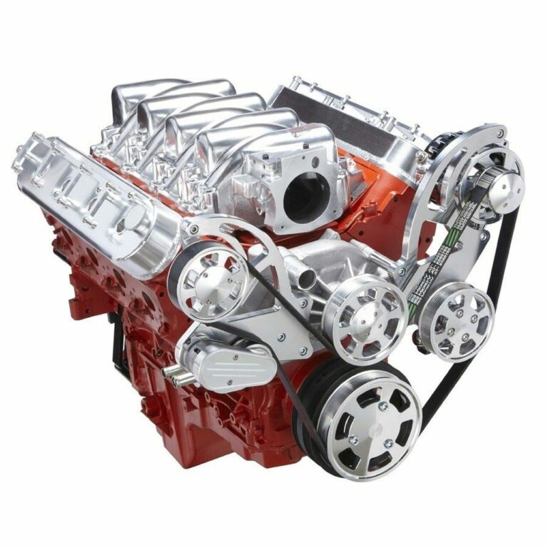 Chevy LS High Mount Serpentine Kit - Power Steering & Alternator - Rod ...